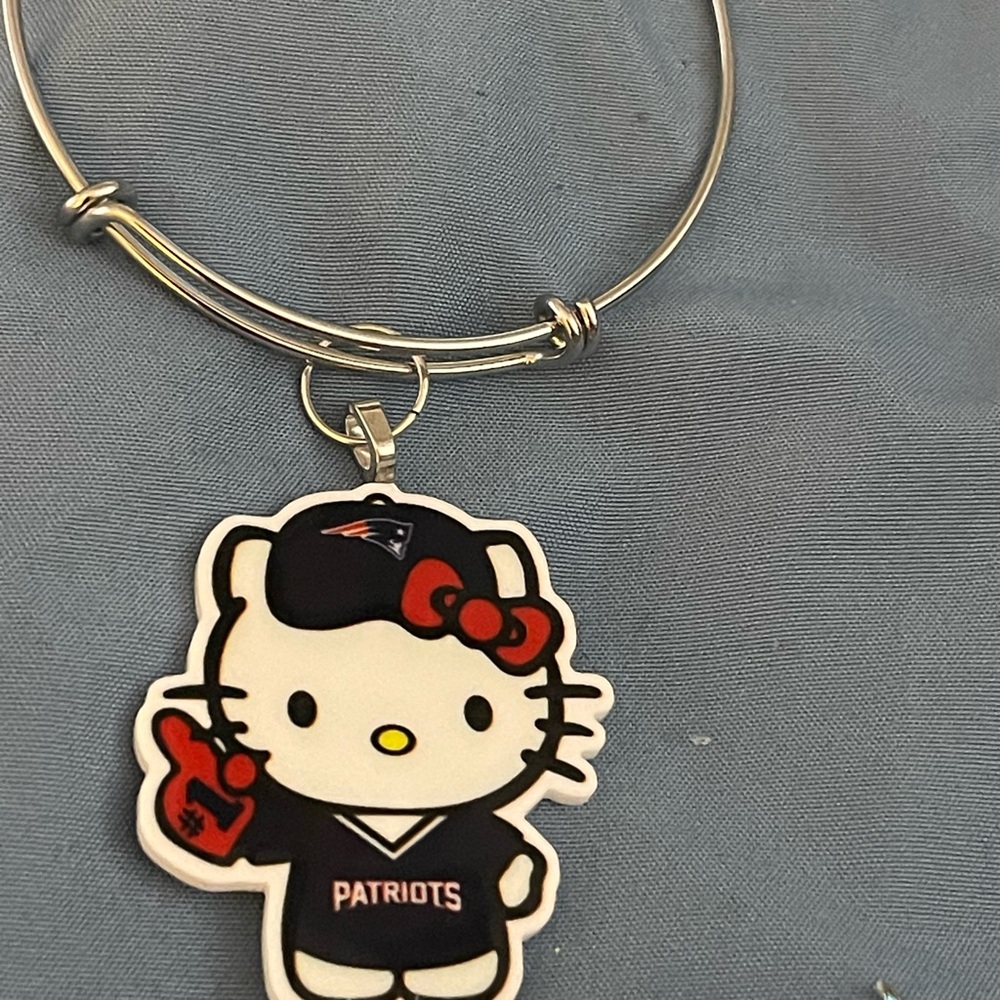 Hello Kitty Patriots Charm Bracelet